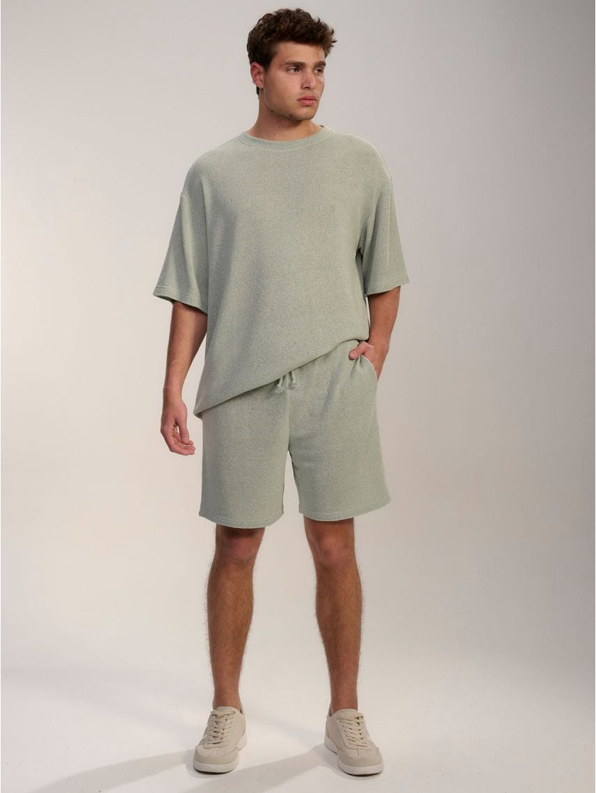 מכנסי טקסטורה קצרים