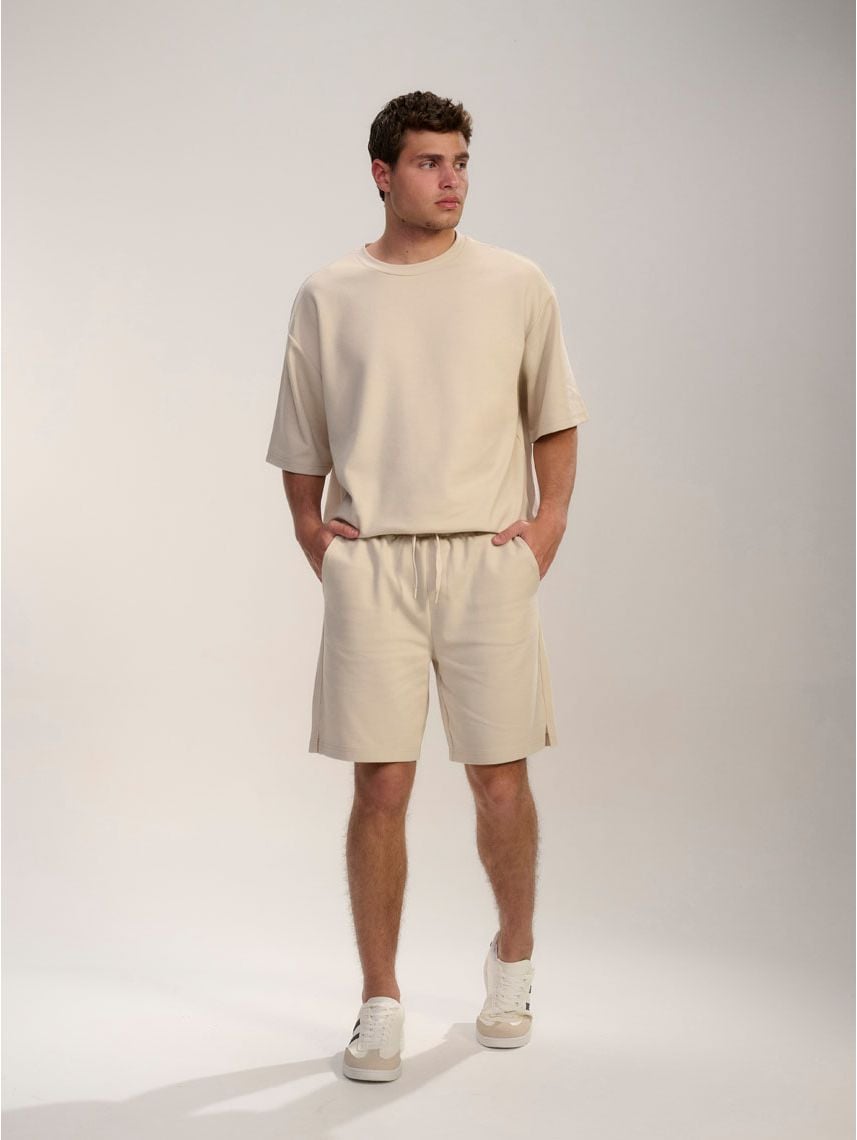 מכנסי סריג קצרים