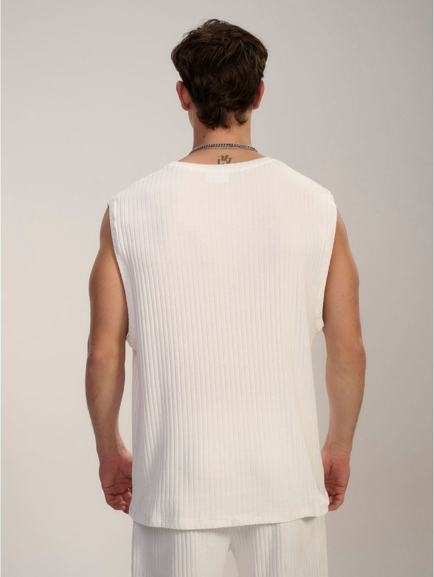 גופיית טקסטורת פסים