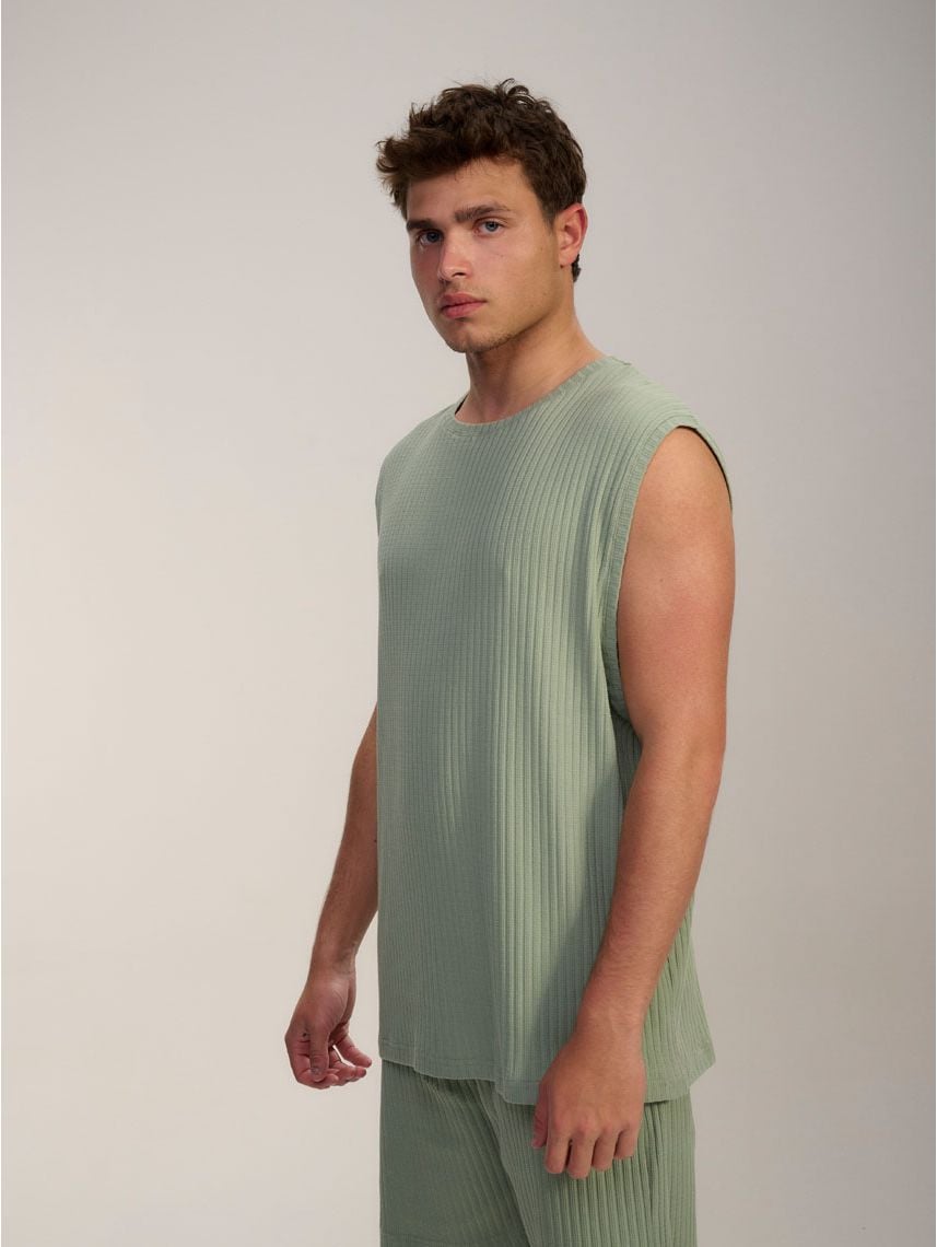 גופיית טקסטורת פסים