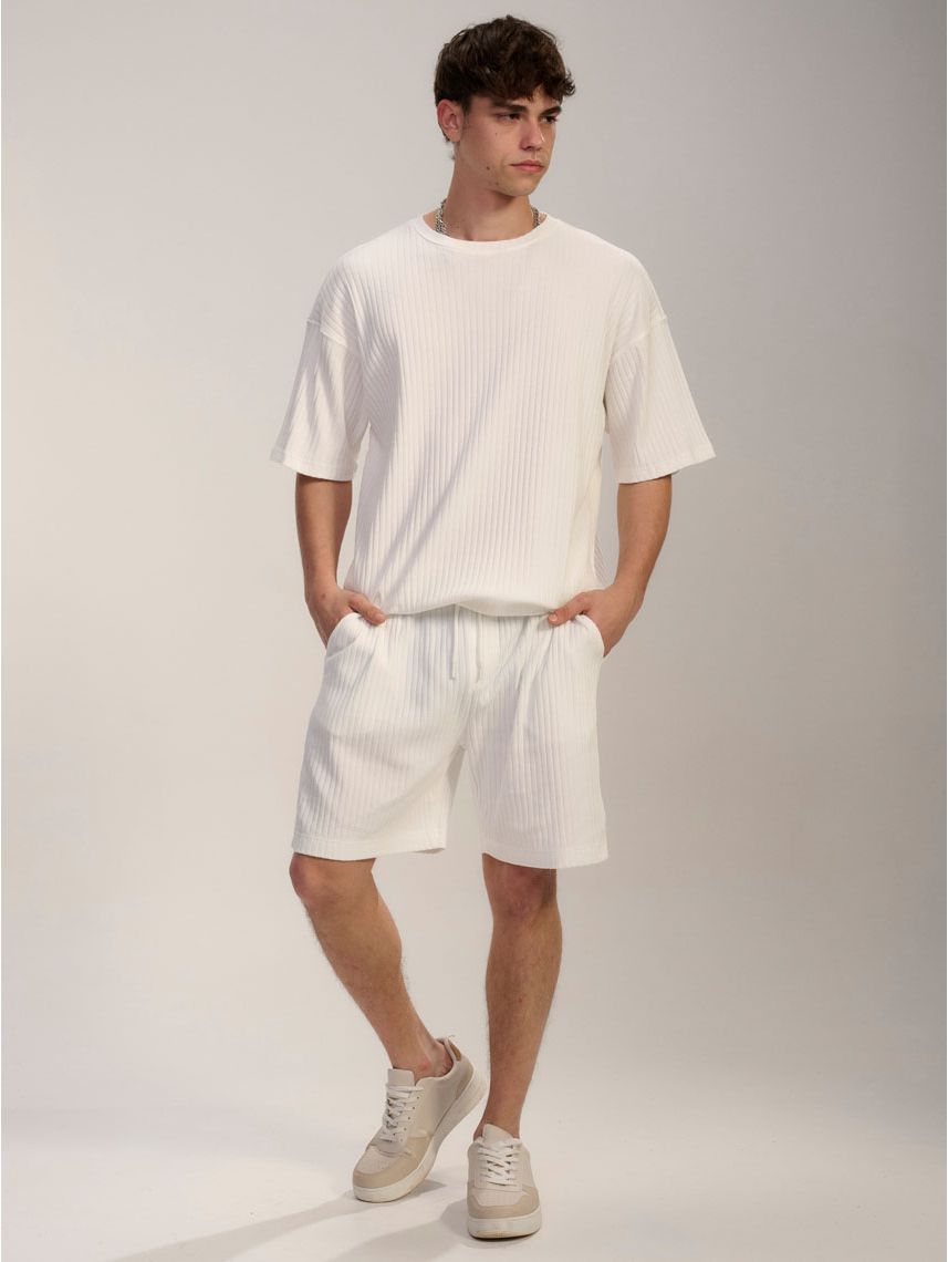 מכנסי סריג קצרים