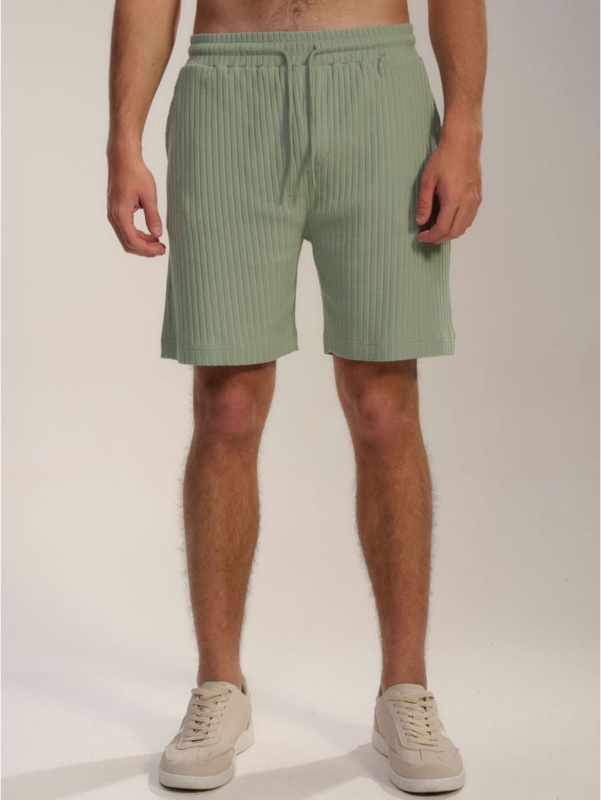 מכנסי סריג קצרים