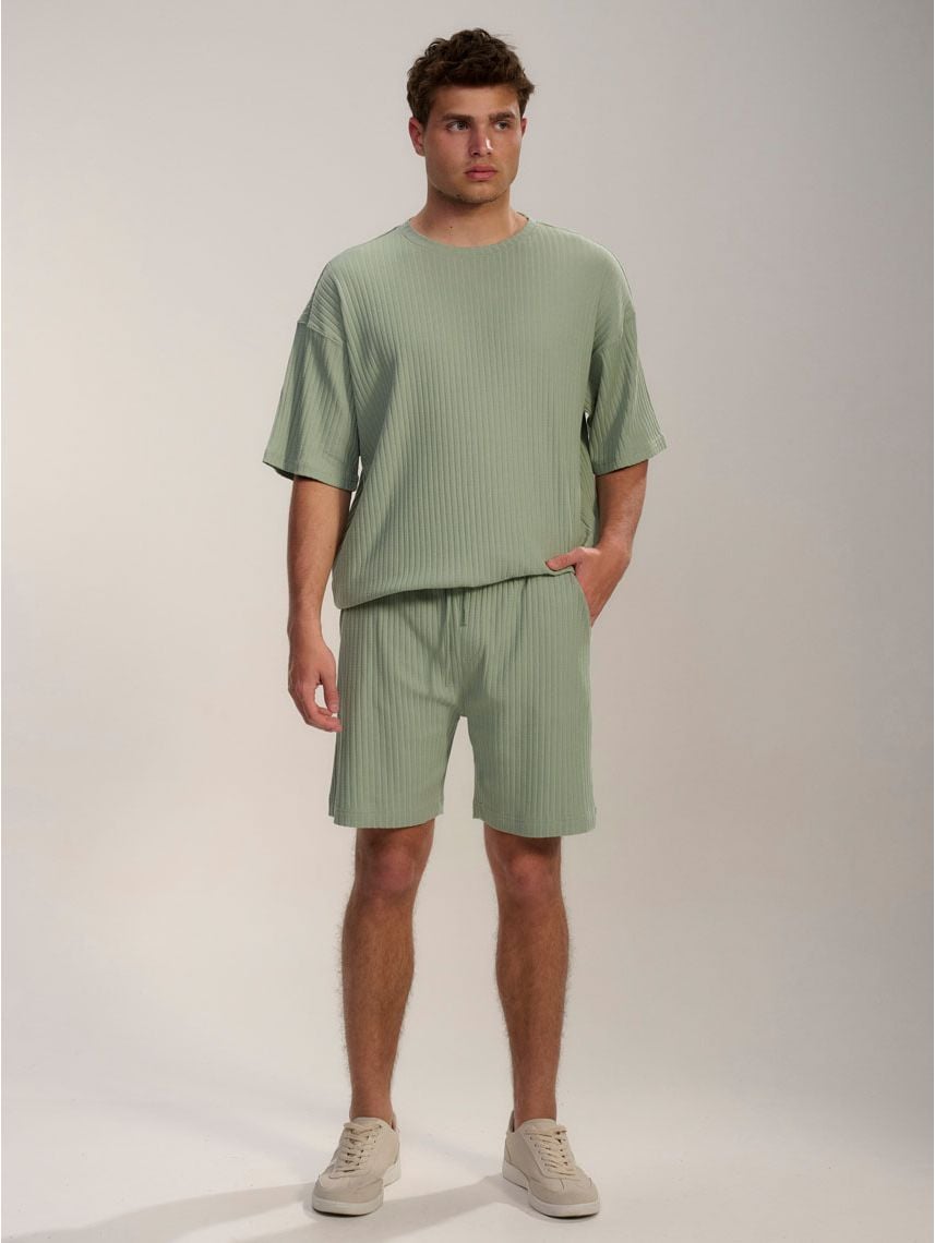 מכנסי סריג קצרים