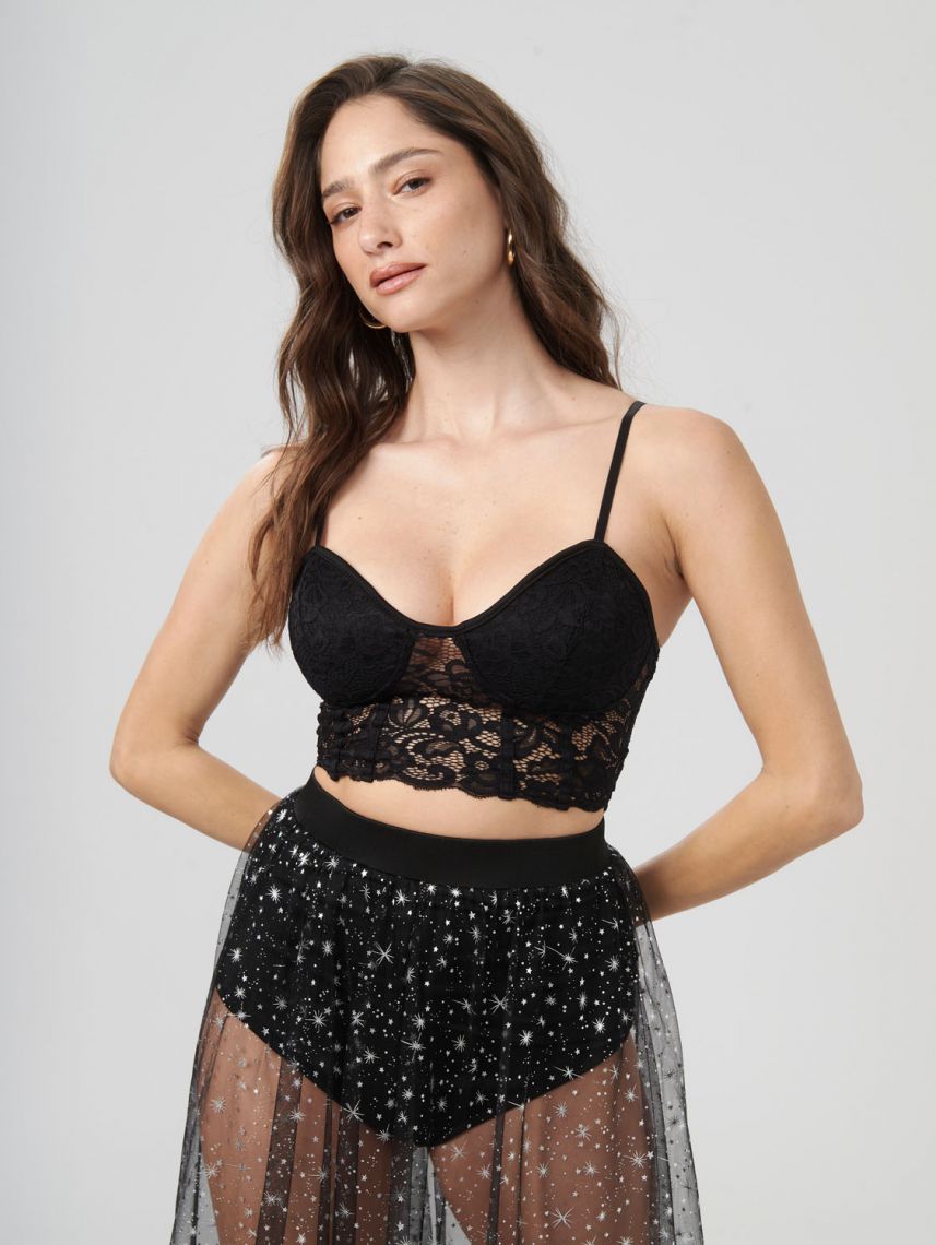 טופ מחוך תחרה