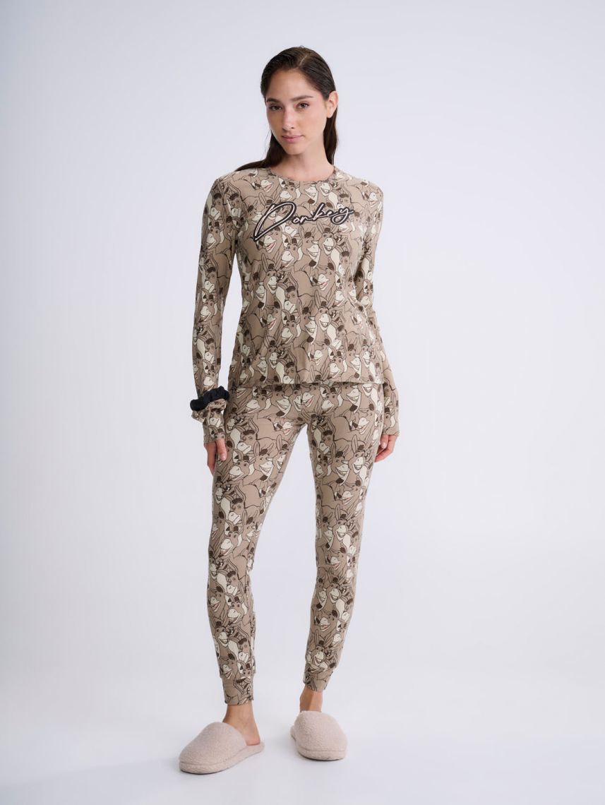 סט פיג’מה ארוכה | SHREK