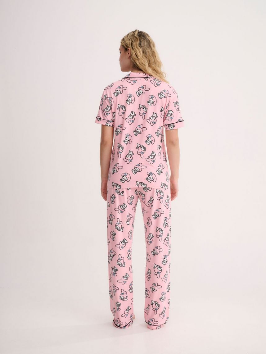 סט פיג’מה מכופתרת | My Melody