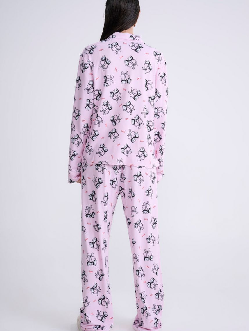 סט פיג’מה מכופתרת | BETTY BOOP