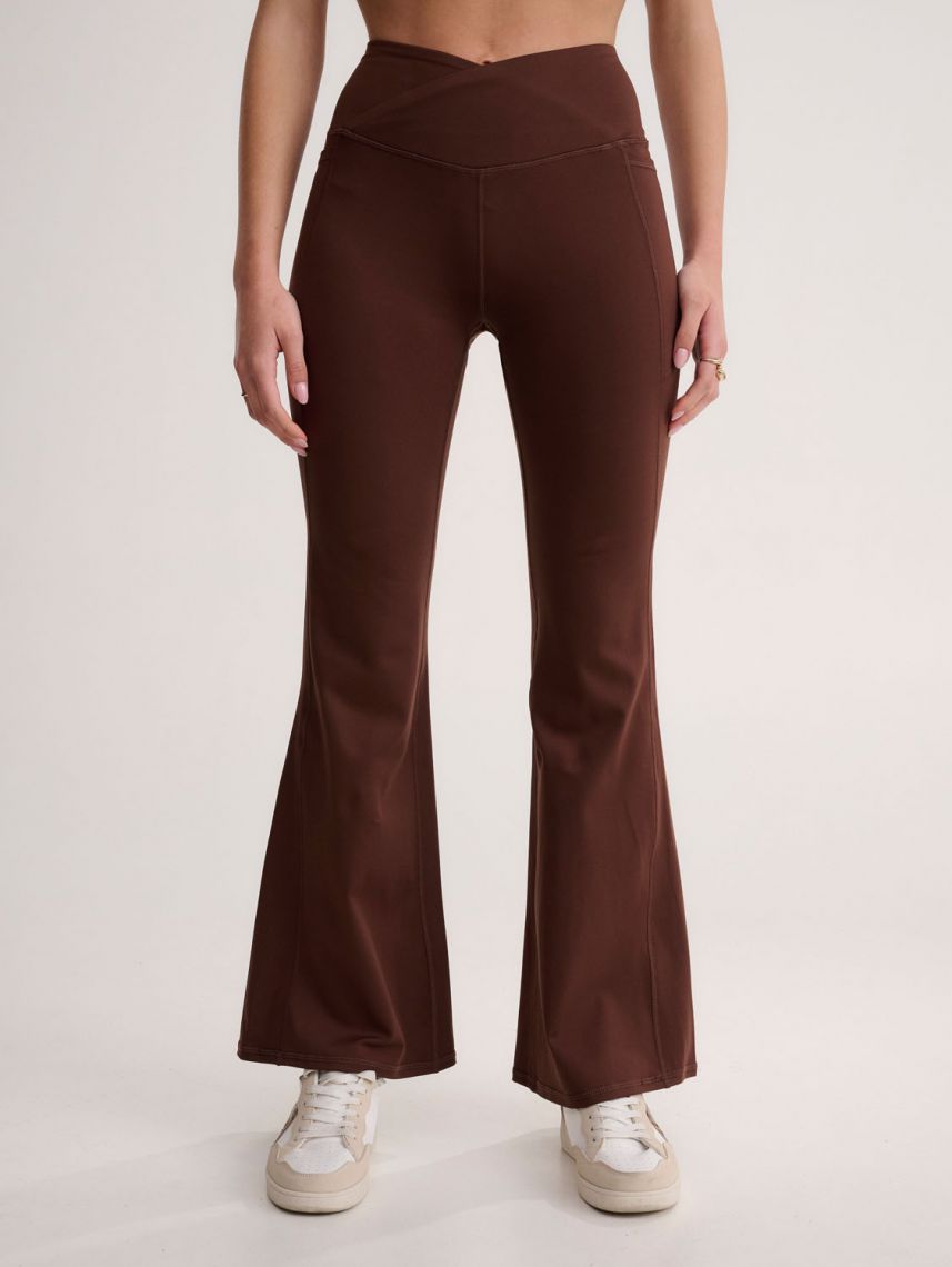 מכנסי אקטיב FLARE ארוכים