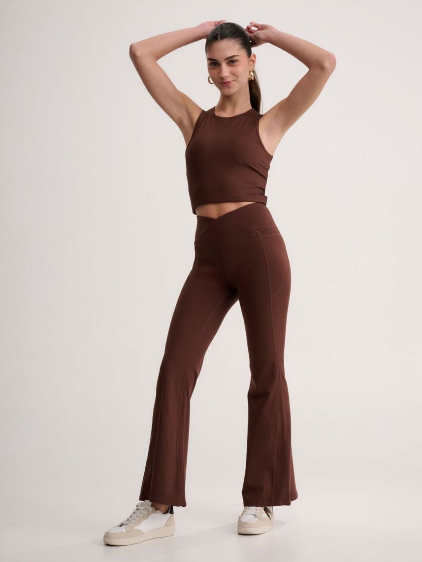 מכנסי אקטיב FLARE ארוכים