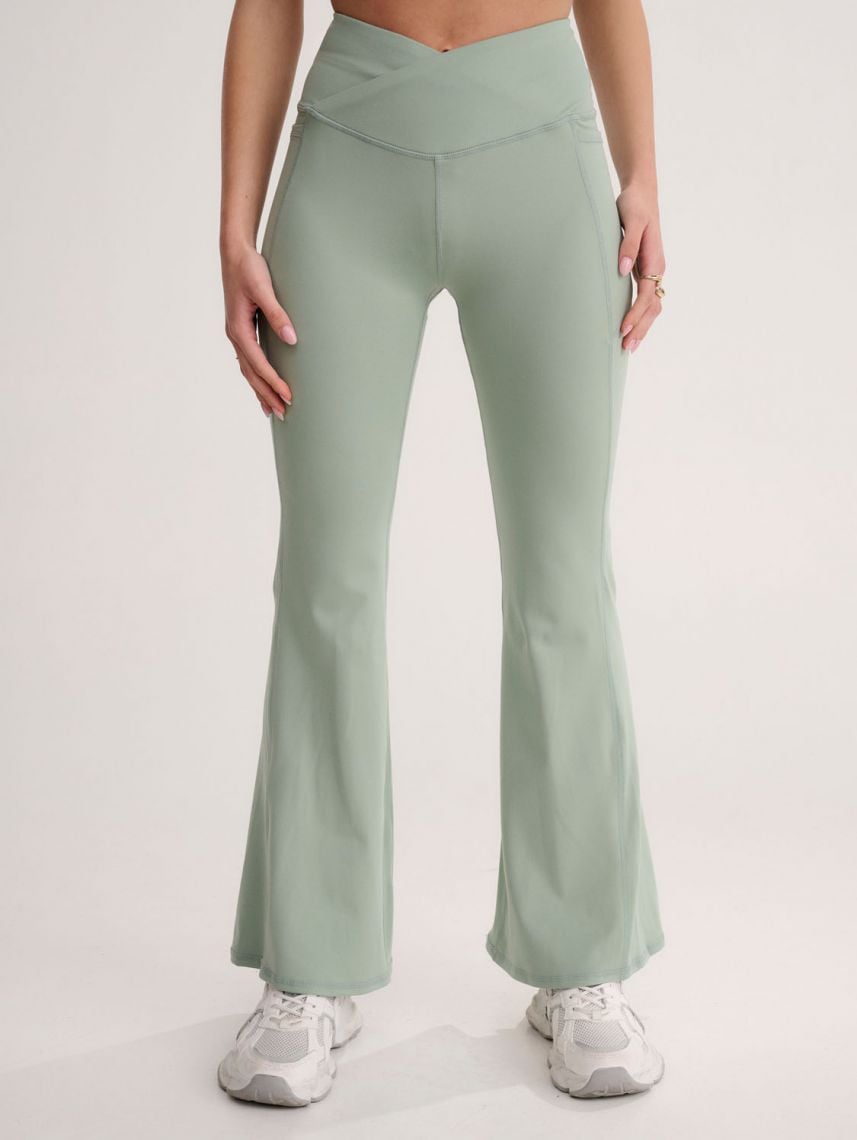 מכנסי אקטיב FLARE ארוכים