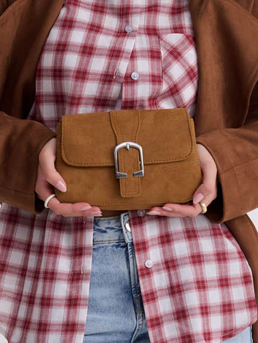 תיק צד עם אבזם