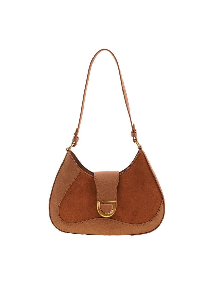 תיק צד אבזם זהב