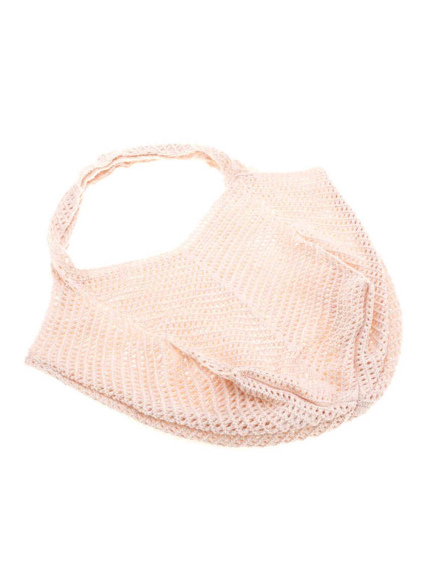 תיק חוף סרוג