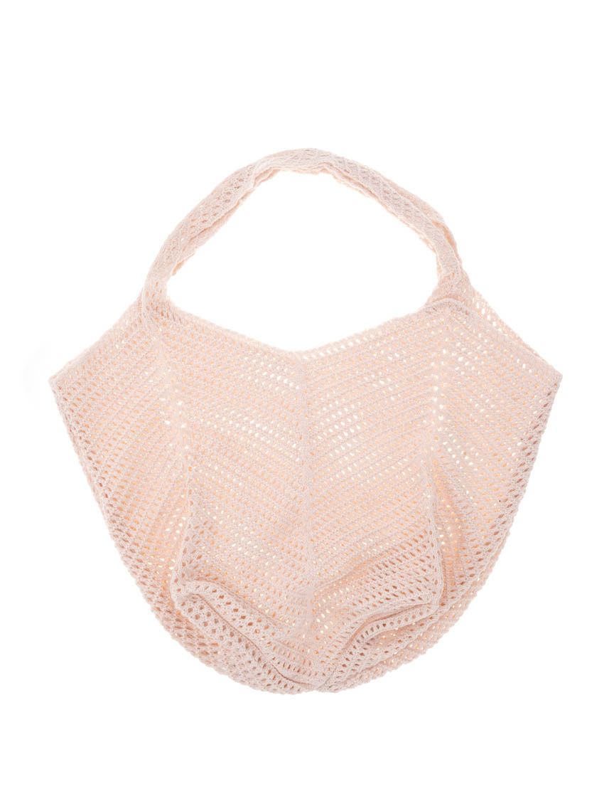 תיק חוף סרוג