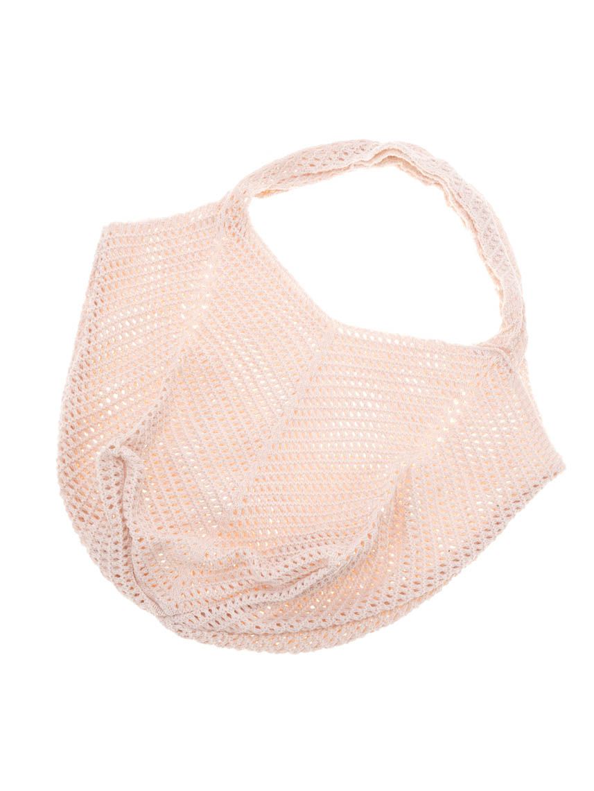 תיק חוף סרוג