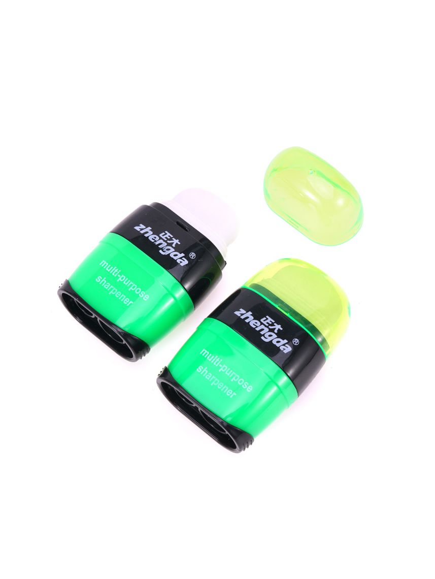 סט 2 מחק מחדד 2 ב-1