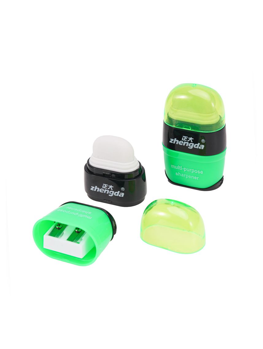 סט 2 מחק מחדד 2 ב-1