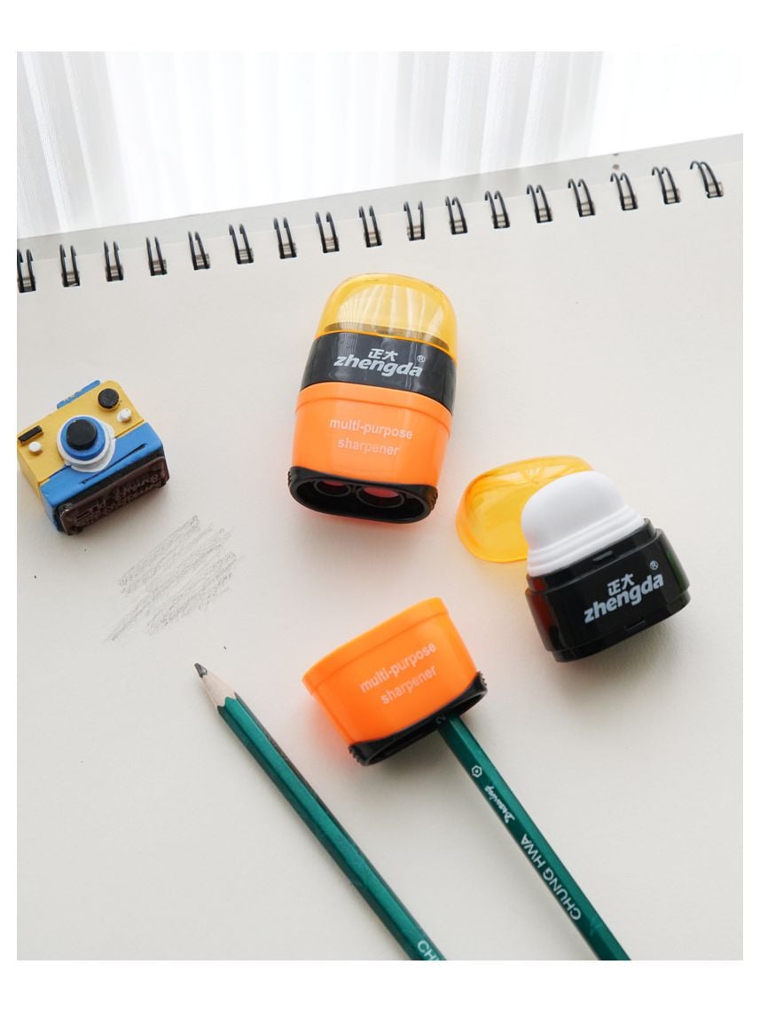 סט 2 מחק מחדד 2 ב-1