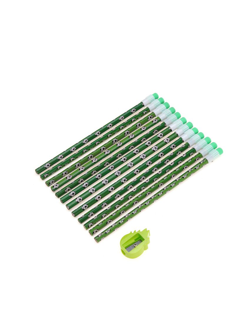 סט 12 עפרונות ומחדד