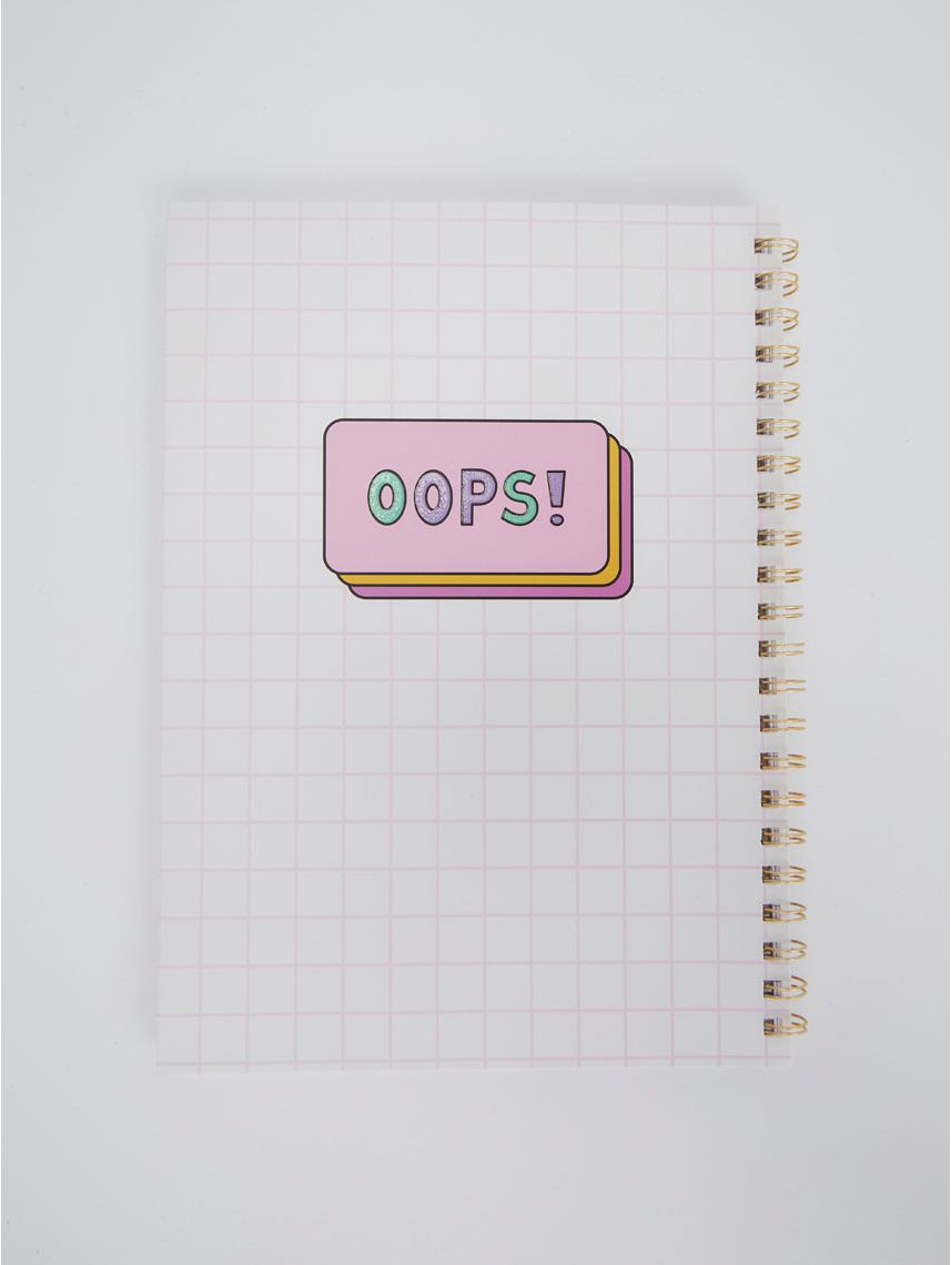 מחברת ספירלה שורות מעוצבת A4