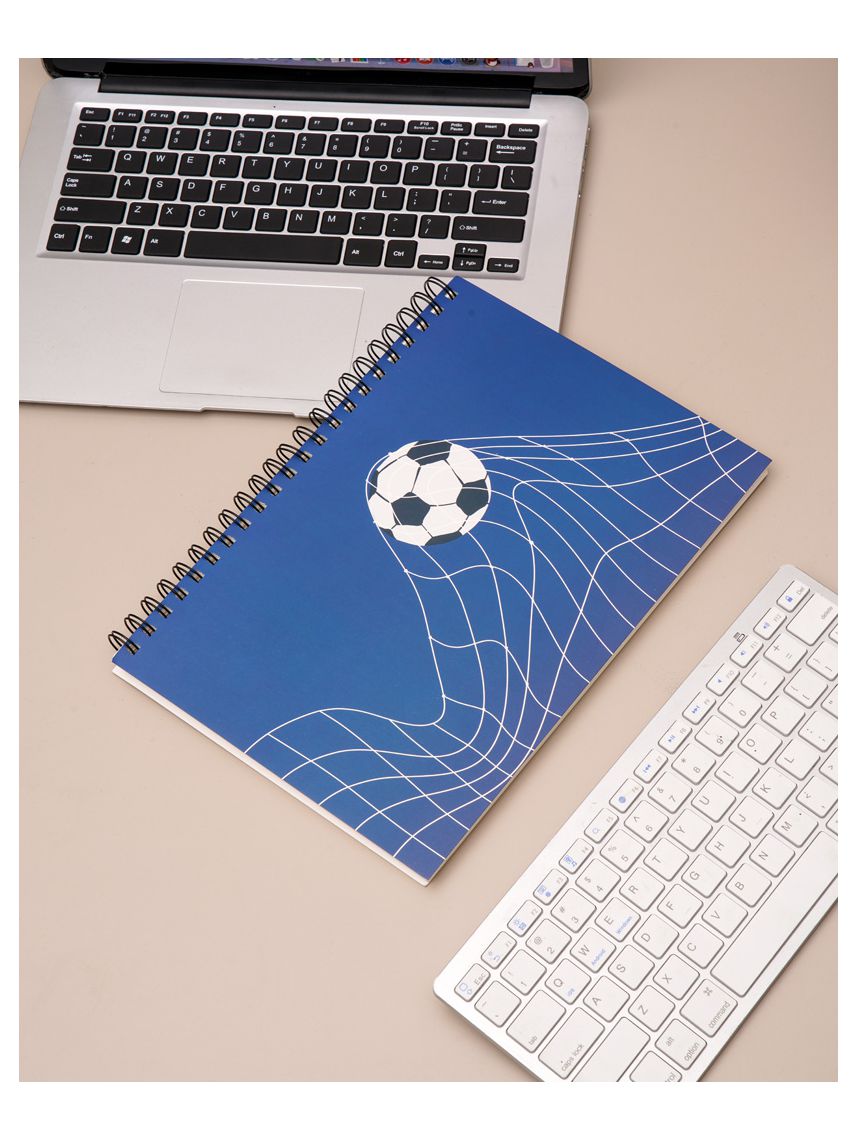 מחברת ספירלה שורות מעוצבת A4