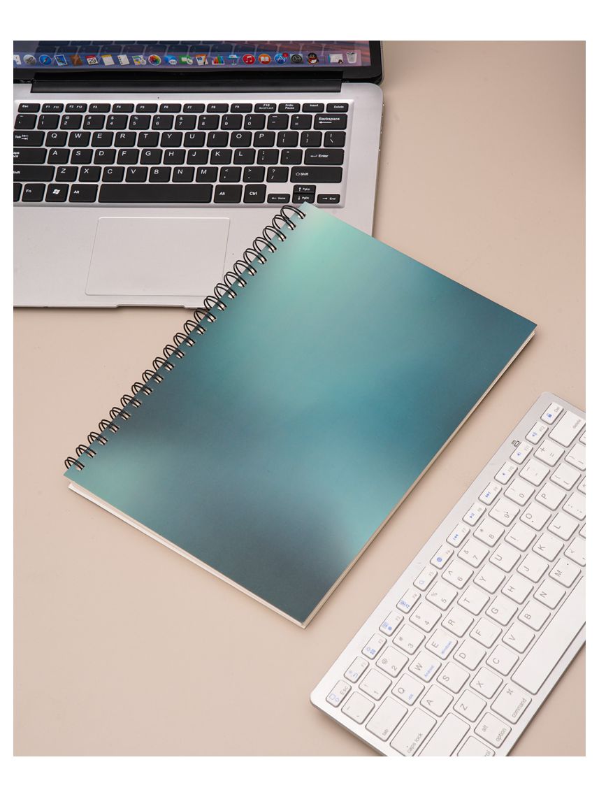 מחברת ספירלה שורות מעוצבת A4