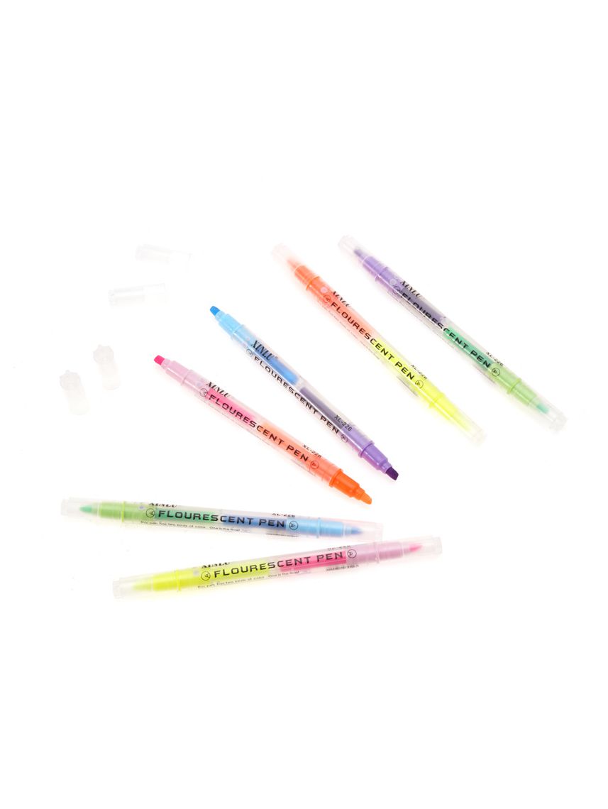 מארז 6 מרקרים 2 ב-1