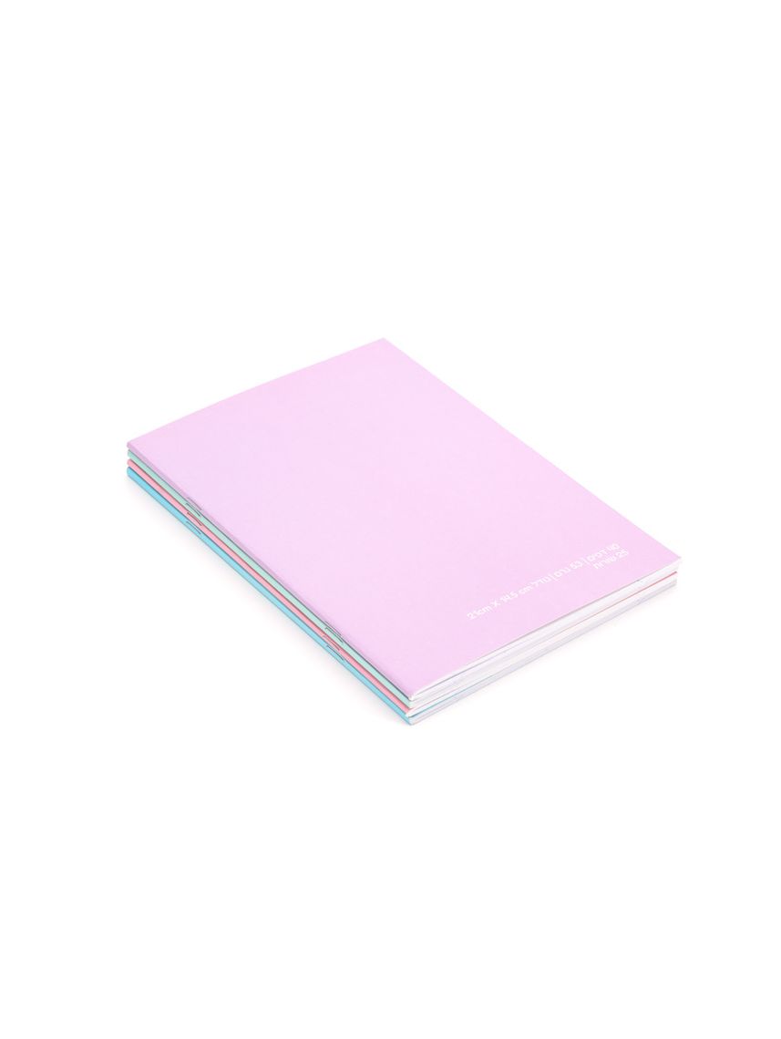 מארז 4 מחברות שורה