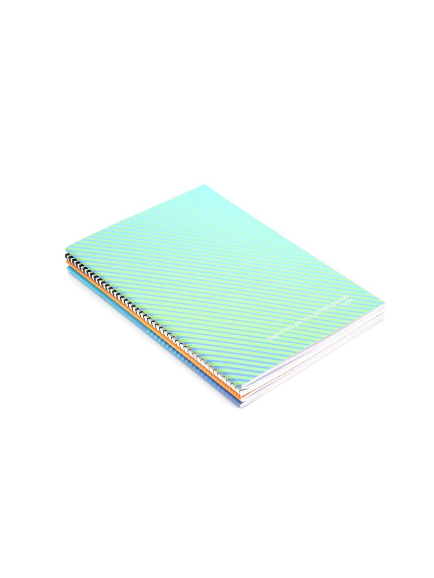 מארז 4 מחברות חלקות