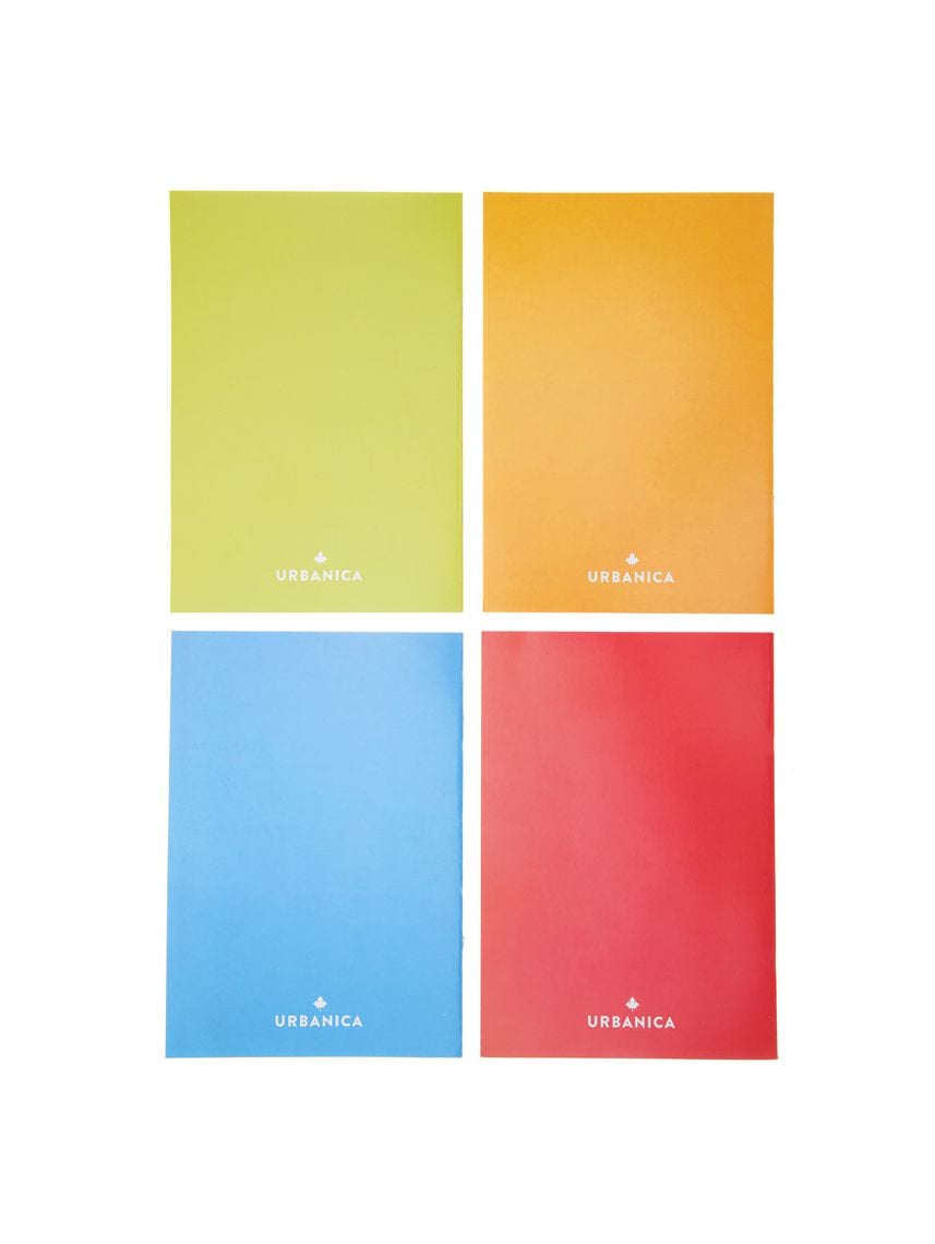 מארז 4 מחברות משבצות