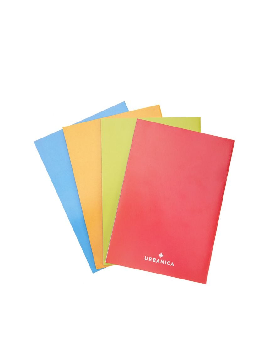 מארז 4 מחברות משבצות