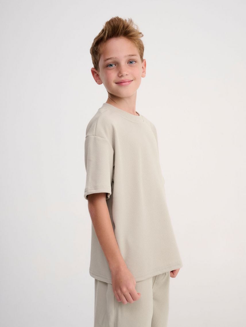 טי-שירט חלקה