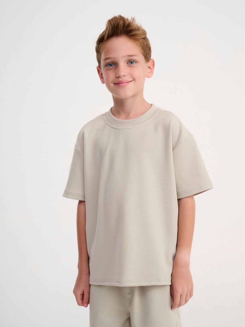 טי-שירט חלקה