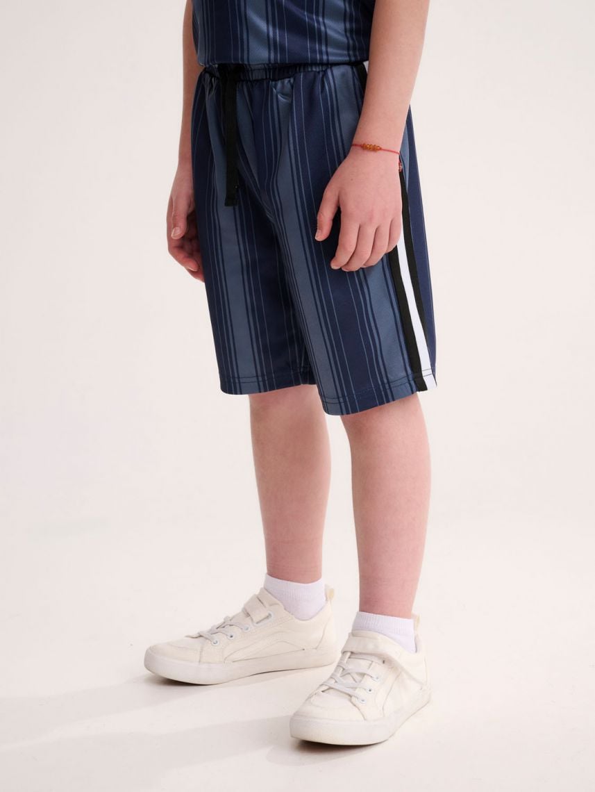 מכנסי אקטיב פסים קצרים