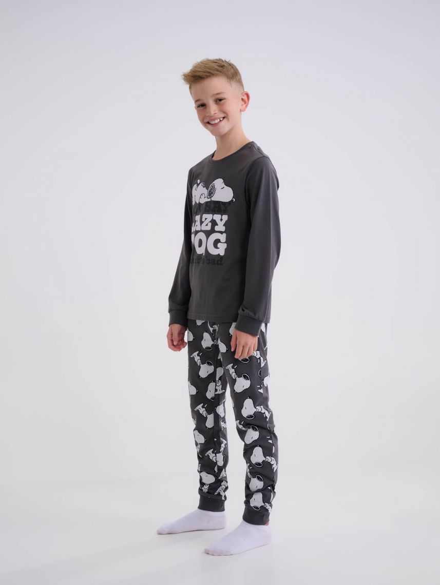 סט פיג’מה ארוכה | Snoopy