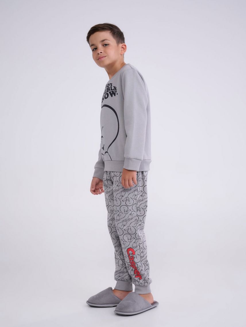 סט פיג’מת פוטר ארוכה | Casper