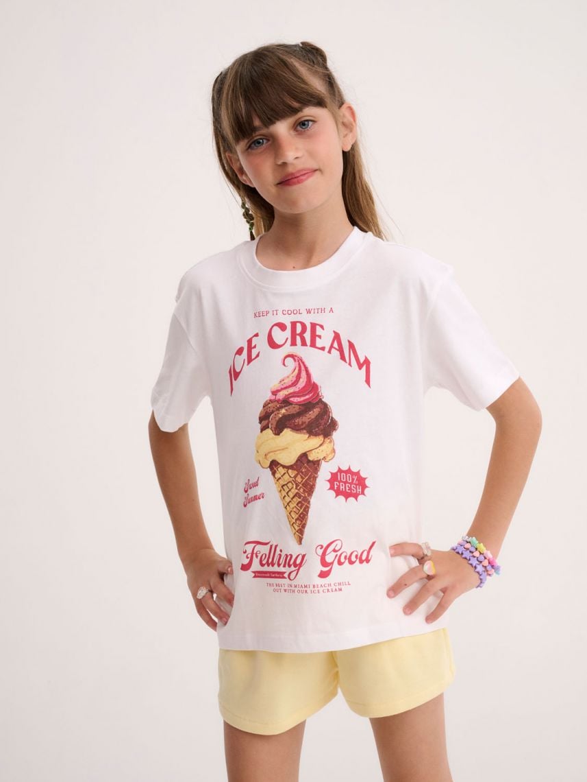 טי-שירט עם הדפס