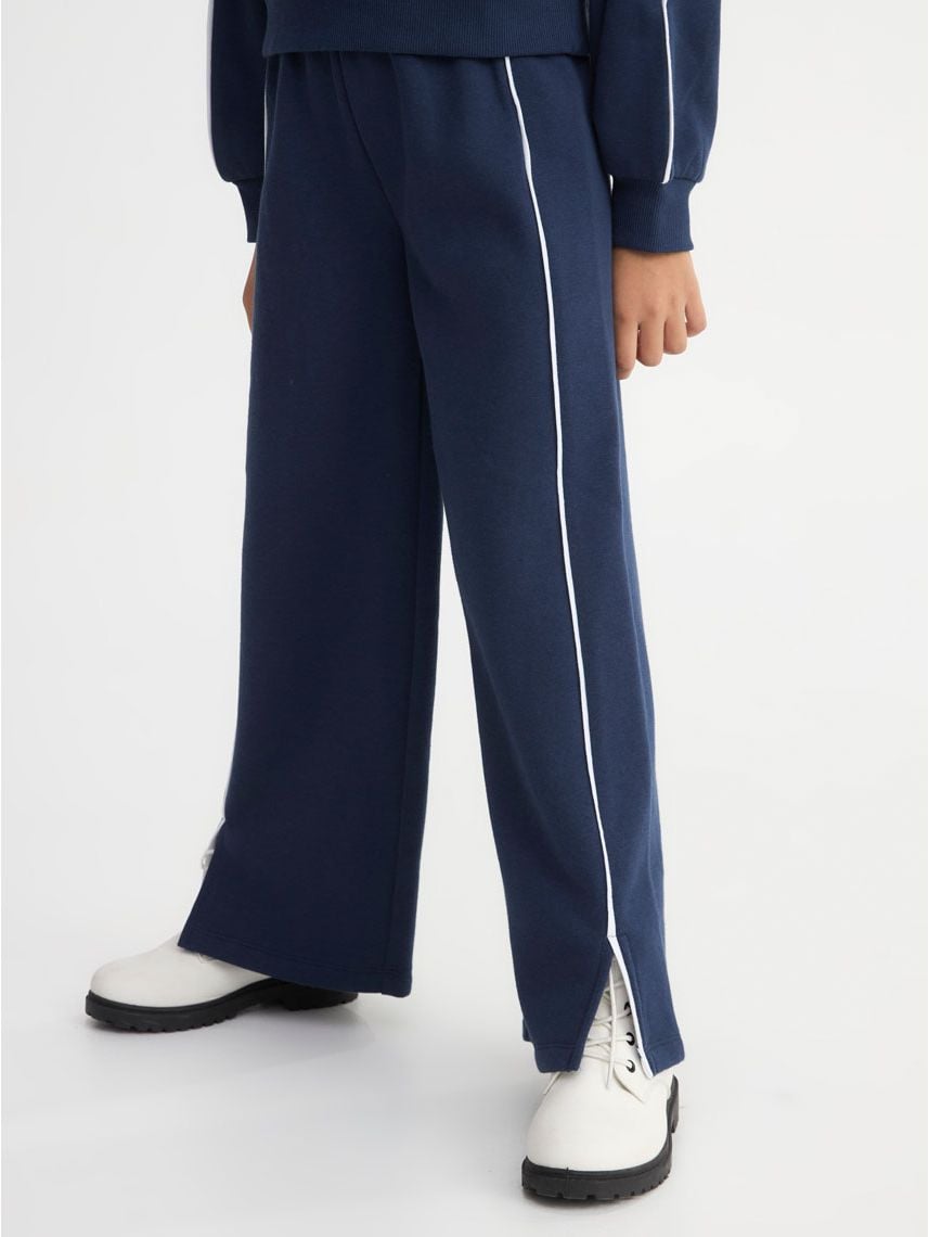 מכנסי פוטר פסים בצדדים