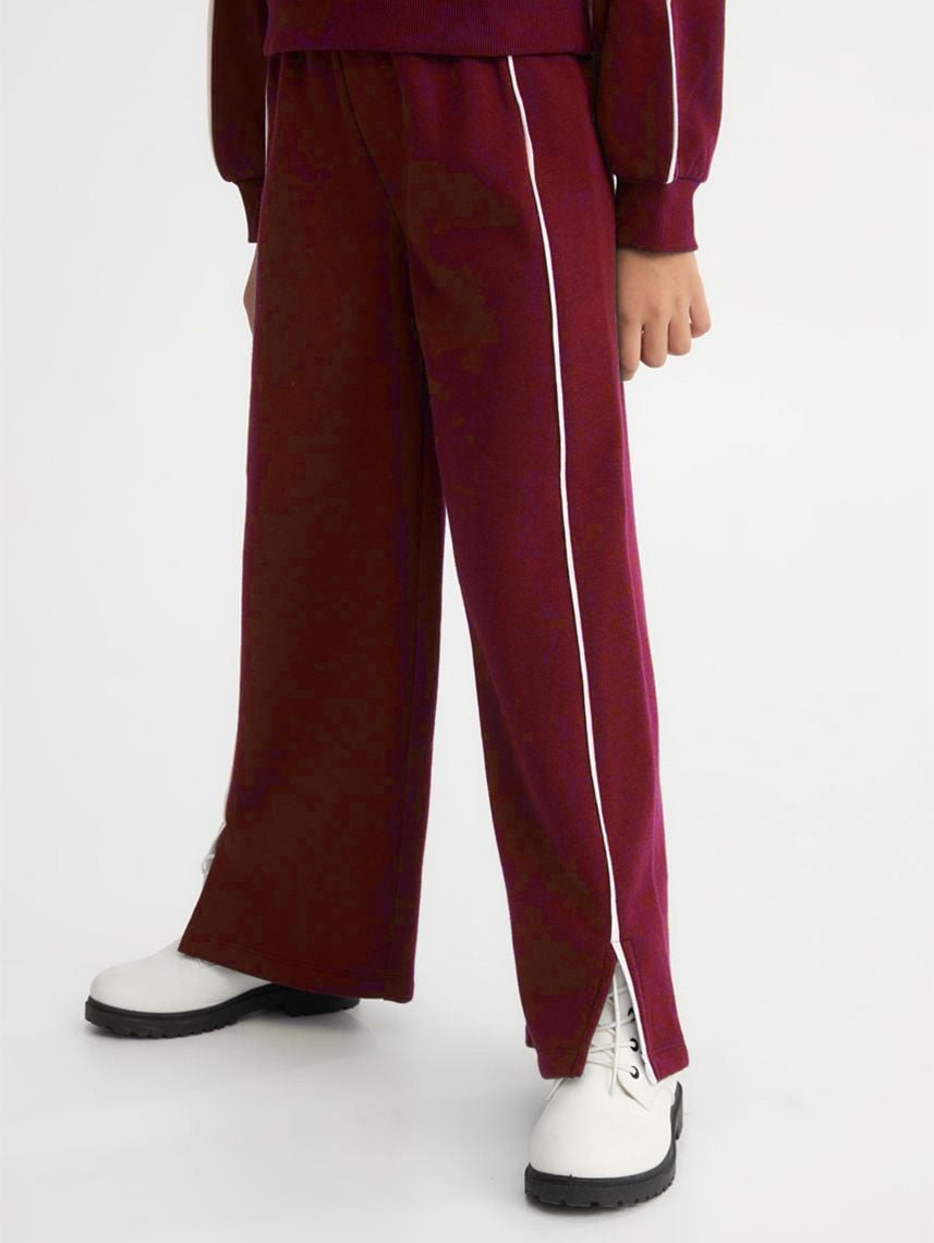 מכנסי פוטר פסים בצדדים