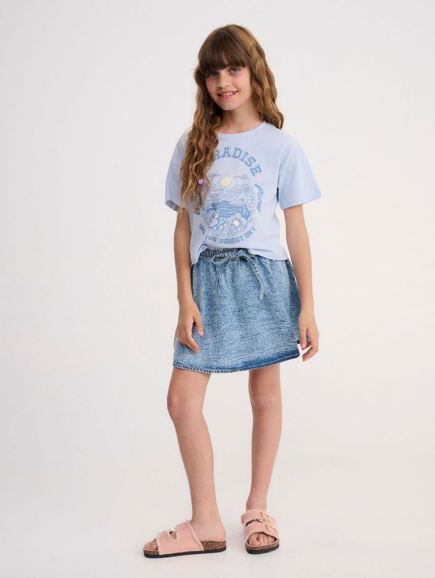 חצאית ג’ינס