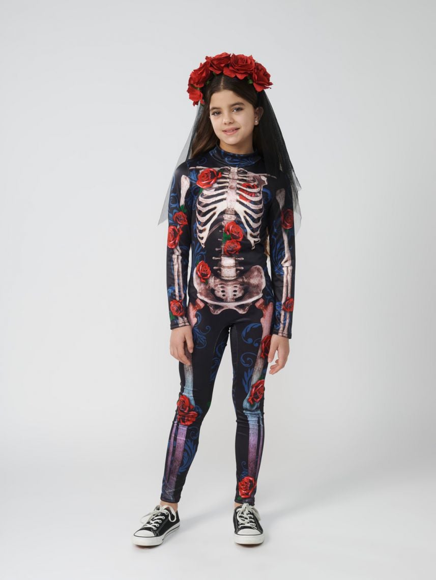 תחפושת שלד לבנות