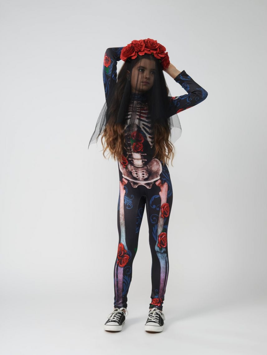 תחפושת שלד לבנות