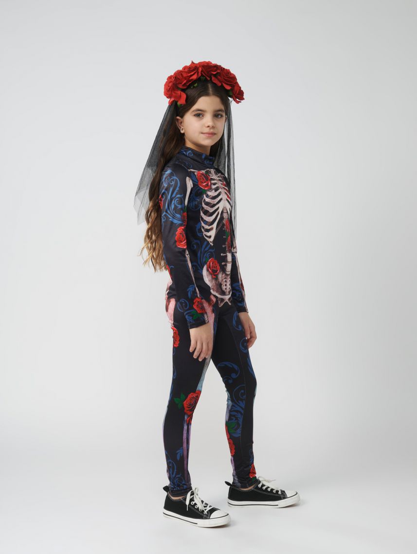 תחפושת שלד לבנות