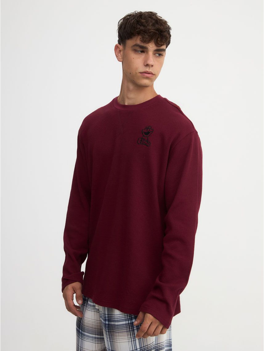 חולצת פיג’מה ופל ארוכה | Sesame Street