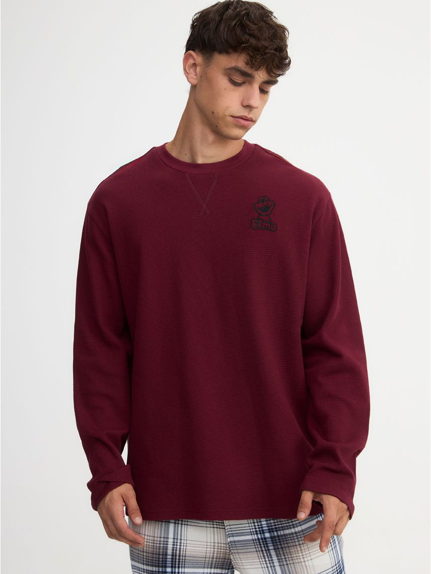 חולצת פיג’מה ופל ארוכה | Sesame Street