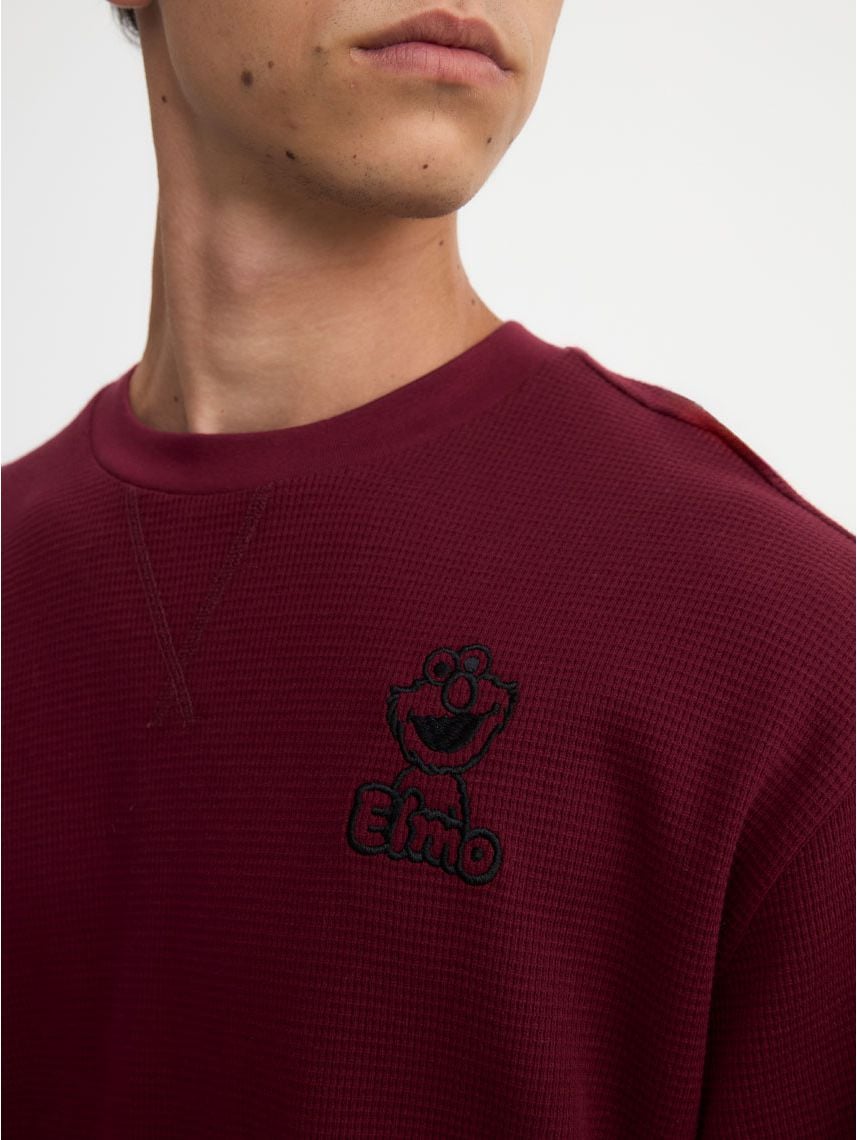 חולצת פיג’מה ופל ארוכה | Sesame Street