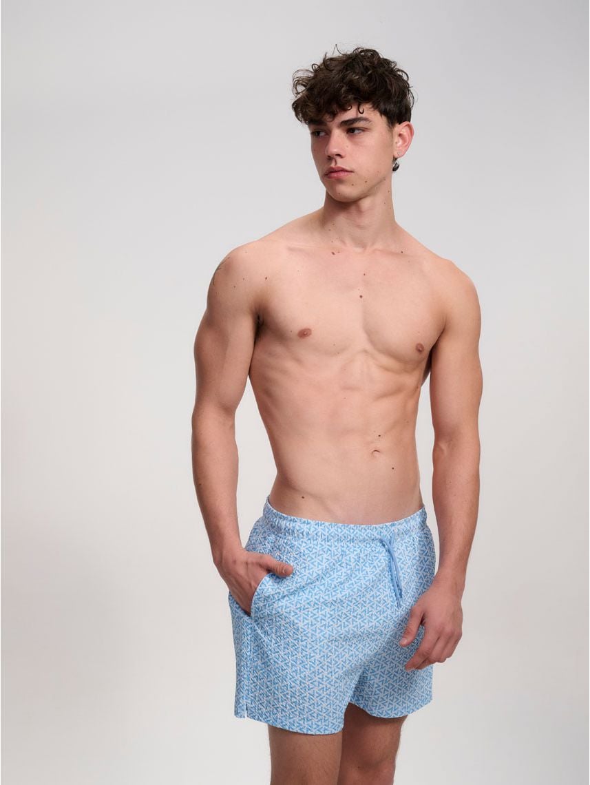 מכנסי בגד ים עם הדפס