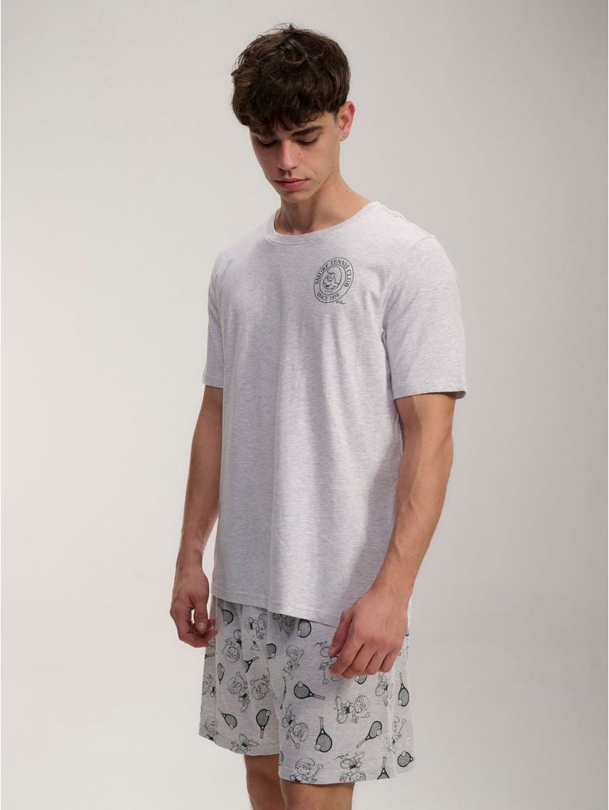 סט פיג’מה קצרה | The Smurfs