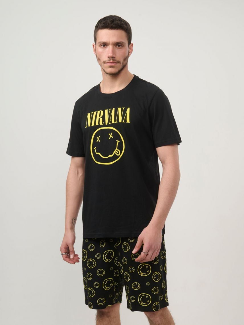 סט פיג’מה קצרה | NIRVANA