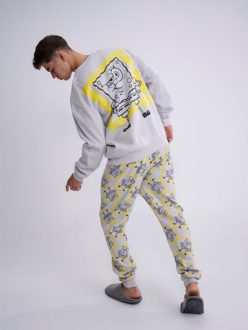 סט פיג’מה ארוכה | SpongeBob